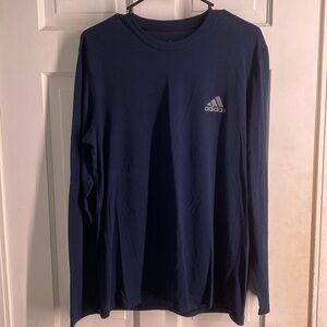 Adidas Mens Long-sleeve Workout shirt, Size M